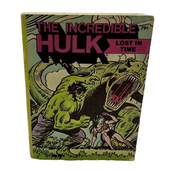 1980 The Incredible Hulk "Lost in Time" Big Little Book - Picture 1 of 7